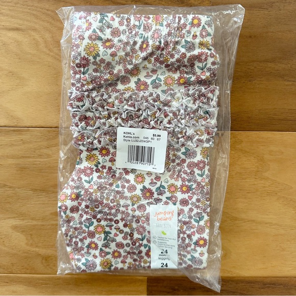 Brand New Toddler Butterfly Flare Jeans & Ruffle Back Leggings, Size 24 Months - Picture 5 of 7